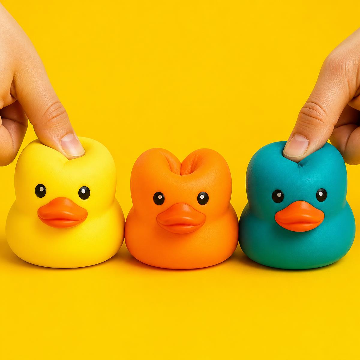Duck-Shaped Squishies